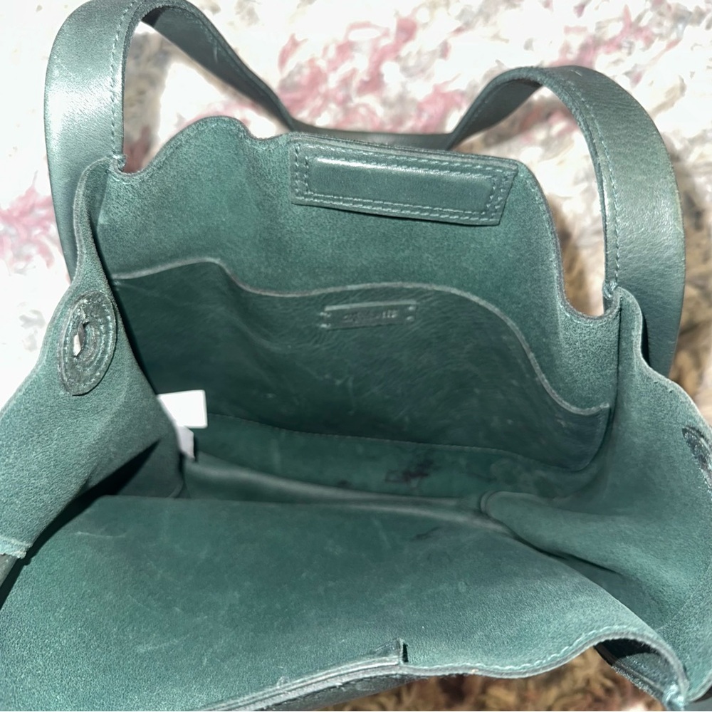 Madewell green leather shoulder bag - Picture 3 of 5
